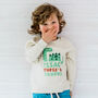 Personalised Kids Natural Dinosaur Birthday Sweatshirt, thumbnail 1 of 12