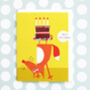 Mini Topsy Turvy Fox Card, thumbnail 3 of 5