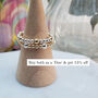Mixed Metal Sterling Silver 925 Stacking Stretch Bead Ring, thumbnail 3 of 10