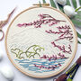 Mount Fuji Embroidery Kit, thumbnail 1 of 6
