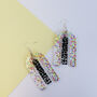 Colourful Acrylic Statement Earrings, thumbnail 8 of 12