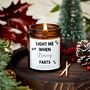 Light Me When Dog Farts Funny Christmas Candle For Dog Mum, Dog Dad, thumbnail 6 of 7