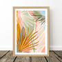 Tropical Palm Leaves Abstract Art Print, thumbnail 8 of 10