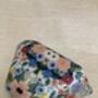Multicoloured Blue Handcrafted Floral Clutch Bag, thumbnail 2 of 6