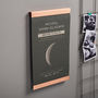 Personalised Moon Phase Copper And Canvas Print, thumbnail 2 of 3