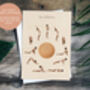 Yoga Poses Art Print Set. 'Sun & Moon Salutation', thumbnail 4 of 5