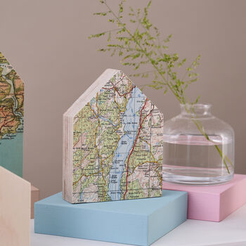 Personalised Map Location House Ornament Gift For Him, 8 of 8