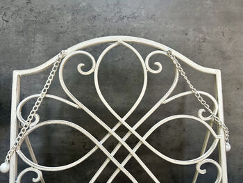 34cm White Distressed Metal Cookbook And Recipe Stand, 12 of 12