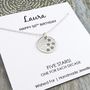 50th Birthday Stars Necklace, thumbnail 1 of 3