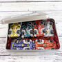 Chocolate F1 Cars Gift Tin, thumbnail 2 of 7