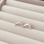 Croissant Stud Earrings, thumbnail 6 of 6