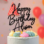 Personalised Happy Birthday Acrylic Cake Topper, thumbnail 3 of 5