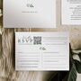 Leaf Wedding Invitations With Inserts Sample, thumbnail 7 of 7