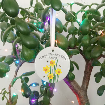 Personalised Mother's Day Daffodil Decoration, 2 of 6