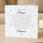 Personalised Special Verse Birthday Card For Friend Him, thumbnail 2 of 8