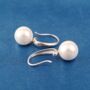 Genuine Freshwater Pearl Drop Hook Earrings, thumbnail 4 of 7