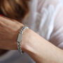 Chunky Boyfriend Style Magnetic Curb Chain Bracelet, thumbnail 5 of 11