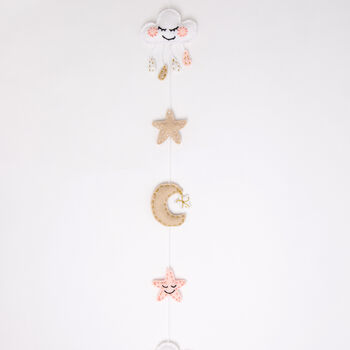 Cloud Garland Felt Craft Kit, 5 of 5