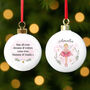 Personalised Sugar Plum Fairy Bauble, thumbnail 3 of 4