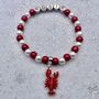 Personalised Lobster Name Bracelet For Him Or Her, thumbnail 6 of 10