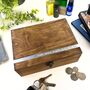 Personalised Wooden Cufflink Or Trinket Box, thumbnail 1 of 10