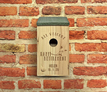 Happy Retirement Bird Box, 3 of 6