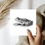 Marsh Frog Widlife Greeting Card, thumbnail 1 of 6