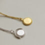 Beaded Initial Necklace Sterling Silver / Gold Vermeil, thumbnail 2 of 6