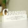 Personalised Heart Ornament For Grandad, thumbnail 2 of 2