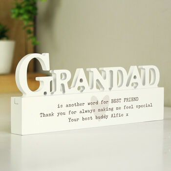 Personalised Heart Ornament For Grandad, 2 of 2