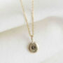 9ct Gold Dot Necklace With Initial, thumbnail 5 of 6