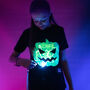 Kids Interactive Glow T Shirt Jack Lantern, thumbnail 5 of 8