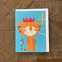 Mini Tiger 4th Birthday Card, thumbnail 3 of 4