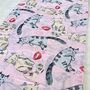 Cute Cat Sketches Scarf, thumbnail 3 of 7