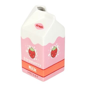 Strawberry Milk Carton Flower Vase, 2 of 2