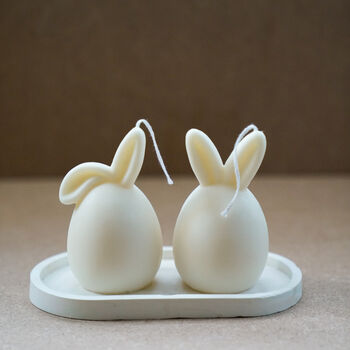 Handmade Bunny Ear Easter Gift Candle, 3 of 6