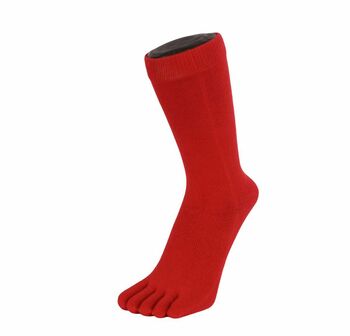 Essential Everyday Mid Calf Cotton Toe Socks, 5 of 11