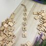 Scrabble Letter Personalised Name Word Hanging, thumbnail 4 of 4
