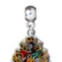 Harry Potter Hogwarts Crest Slider Charm Silver, thumbnail 1 of 2