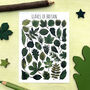 Leaves Of Britain Illustrated Postcard, thumbnail 1 of 9