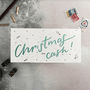 'Christmas Cash' Letterpress Money Wallet Card, thumbnail 2 of 3