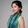 100% Mulberry Silk Scarf, Green And Blue, Aurora Borealis In Gift Box, thumbnail 4 of 10