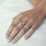 Aqua Aura Chalcedony And Apatite Ring, thumbnail 5 of 9