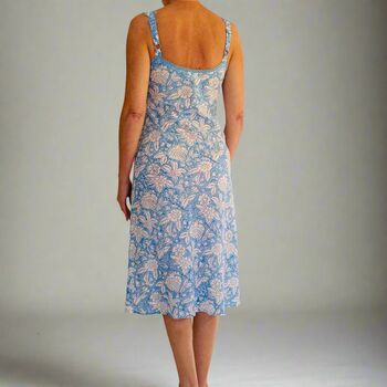 Lacey Nightie In Blue Peony, 3 of 3