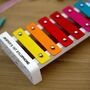 Personalised Wooden White Xylophone, thumbnail 2 of 4