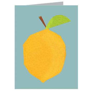 Mini Lemon Greetings Card, 2 of 5