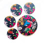 Bullfinch Pot Stand And Floral Coasters Set, thumbnail 6 of 7