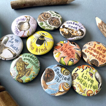Wildlife Badge Set Of 10, 2 of 10