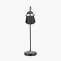 Black And Brushed Brass Task Table Lamp, thumbnail 5 of 9