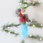 Fantasy Hummingbird Christmas Tree Decoration, thumbnail 2 of 2